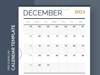 December 2024 Calendar Free Google Docs Template agenda calendar calendars design doc docs document free google docs templates free template free template google docs google google docs print printing schedule template templates timetable word