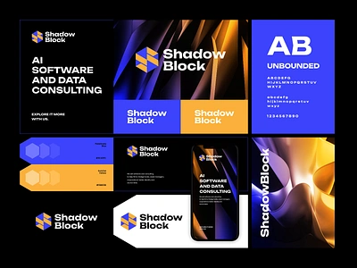 Shadow Block ai ailogo branding character consulting data dataconsulting design graphic design icon illustration logo software symbol vector visualdesign visualidentity