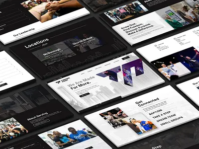 Branding and Website | Turning Point Church branding church design graphic design logo sermon typography ui