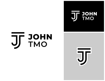 Initial Letter JT Monogram Minimalist Logo Design alphabet branding design graphic design illustration initial letter letter j letter t logo logo design minimal minimalist monogram simple typography vector