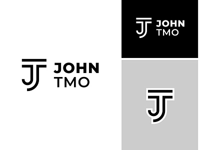 Initial Letter JT Monogram Minimalist Logo Design alphabet branding design graphic design illustration initial letter letter j letter t logo logo design minimal minimalist monogram simple typography vector