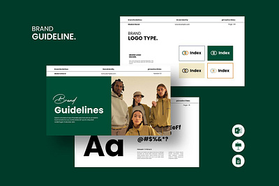 Index | Brand Guidelines Template template