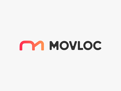 Logo for MovLoc app app icon app logo brand identity branding clean clever logo creative logo film logo gradient logo illustration logo design logodesign logotype m logo m monogram movies streaming app video camera video icon