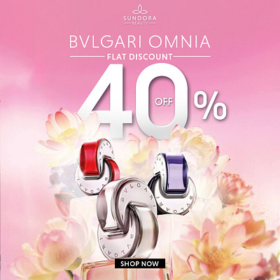 sale post bvlgari perfume branding design flat graphic design illustration illustrator minimal