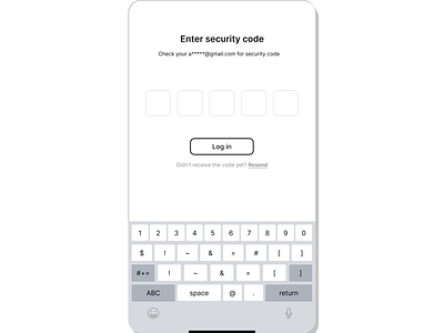 A code field screen to enter a PIN code field pin security code signing in