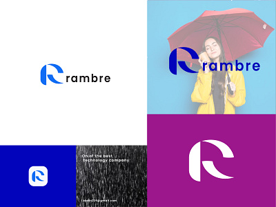 Rambre Logo and Branding Design a b c d e f g h i j k l m n o p abstract logo ai branding colorful logo design icon illustration logo logo design mark modern logo q r s t u v w x y z r letter logo symbol tech ui umbrella unique logo