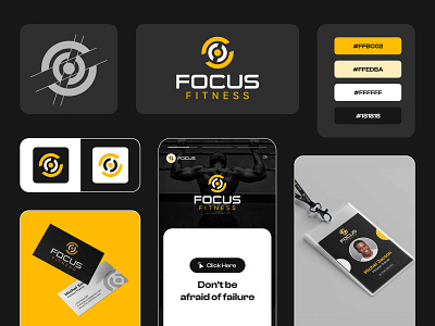 Fitness Branding Design - Focus brand design brand logo branding branding design branding logo branding ui fitness brand logo fitness branding fitness branding logo fitness design fitness logo logo branding logo design