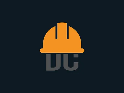 Construction DC with cap logo c cap logo construction construction cap creative design d dc dc cap dc with cap logo dclogo decor design graphic design home logo design minimalist logo modren logo professional logo realestate unique logo