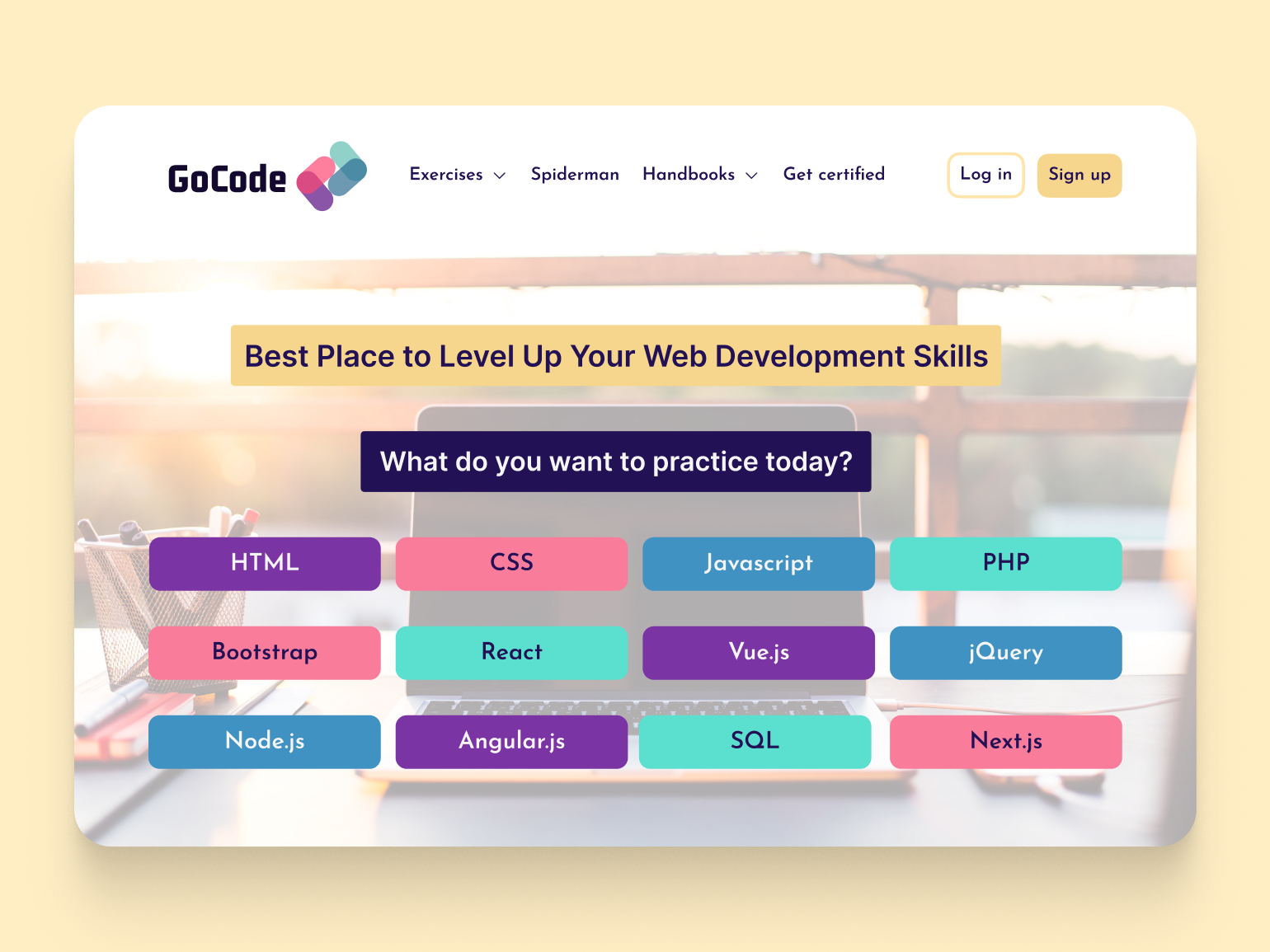 Coding Website Homepage by Samaneh Dehghanpour on Dribbble