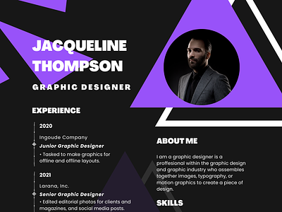 Resume Designs & Template graphic design resume ui