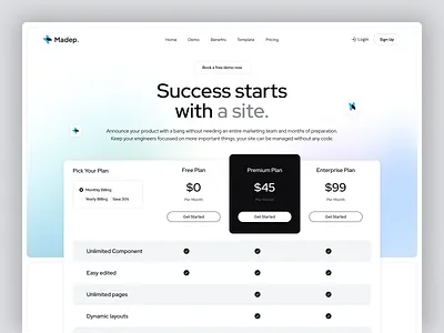 Madep UI Kit Website Pricing kit template ui uikit uiux ux web website