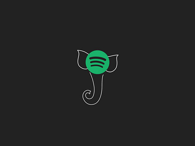 Happy Ganesh Chaturthi #spotify advertising branding concept art graphic design idea logo minimalistic design music post poster socialmedia sound spotify