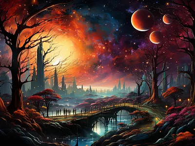 Generative AI artwork using Midjourney ai generativeart graphic design wallpaper