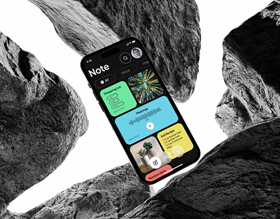 Digi Note - Mobile note-taking app app design branding uiux