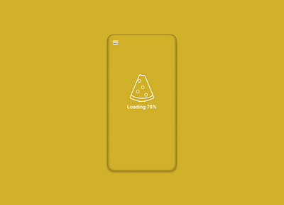 DailyUI_76 application dailyui loading mobile pizza uxui