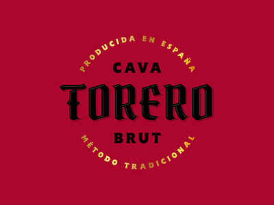 Torero beverages brand identity branding bullfighter design emblem graphic design identity illustration label design lettering lettermark logo logotype mark packaging sparkling wine torero typography visual identity