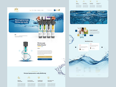 Aqua Tech design graphic design ui user experience user interface ux web design