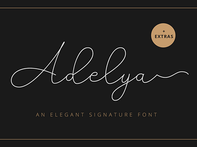 Adelya Font - Craft Supply Co brush creative design elegant font illustration lettering logo typeface ui