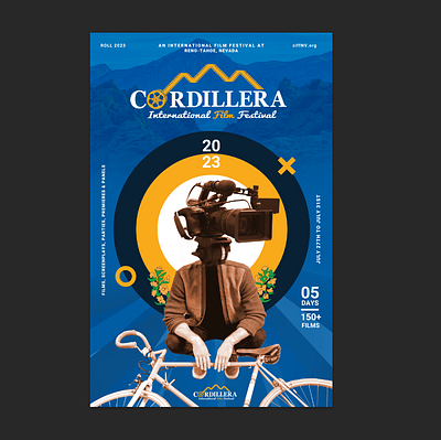 Creative Poster for Cordillera Film Festival contest cordillera creative festival leaflet poster print the dreamer designs