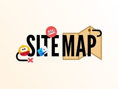 Sitemap Web Header branding design flat graphic design illustration vector