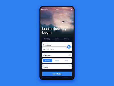 Daily UI #022 - Search airline app booking dailyui design flight mobile search ui web