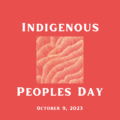Indigenous Peoples Day Poster design graphic art graphic design illustration indigenous peoples day minimalist templates