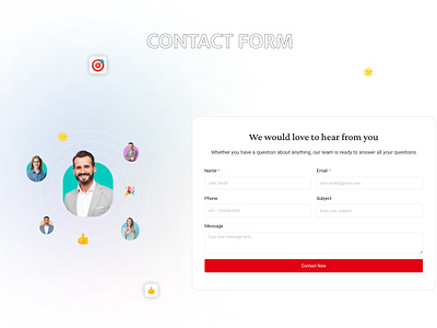 Stunning Contact Form Section Design call to action color codes contact form contact form design cta design inspirations dribbble inspirations form design form page form submission input fields input focus input page ranjithramesh submit button ui ui developer user interface ux ux designer