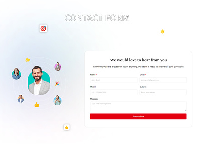 Stunning Contact Form Section Design call to action color codes contact form contact form design cta design inspirations dribbble inspirations form design form page form submission input fields input focus input page ranjithramesh submit button ui ui developer user interface ux ux designer