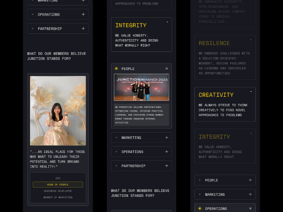 Junction Vietnam - A Hackathon-Focused NPO (#3) dark mode hackathon minimal technology ui website