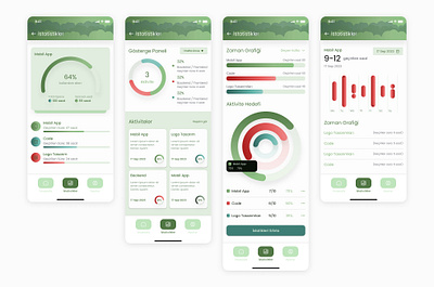 Time Target Graphics UI-UX Design 3d adobe animation app branding design dribble figma graphic graphic design green illustration logo mobil motion graphics new ui ux vector white