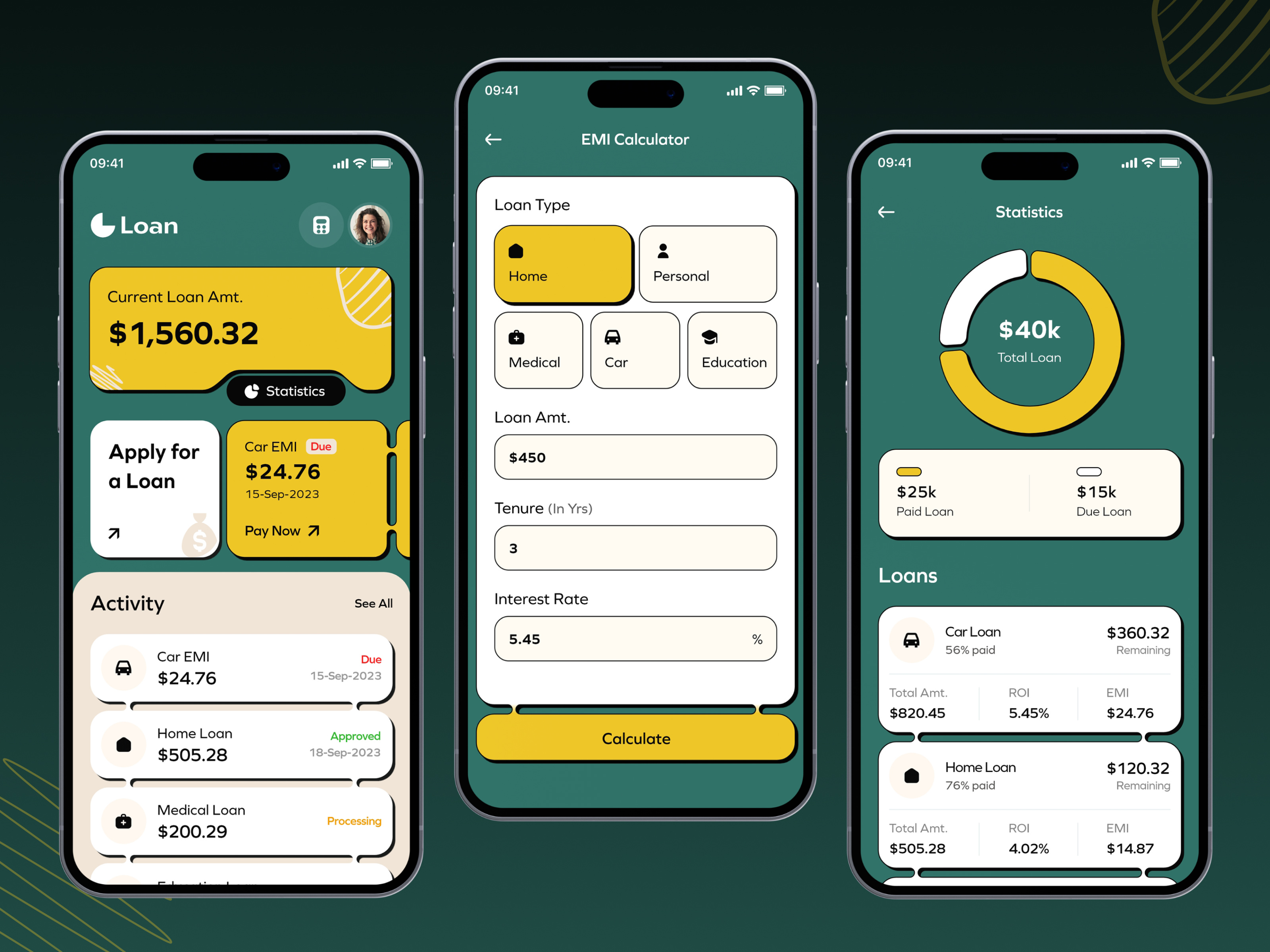 Online Loan Apps - Digital Fintech Mobile UI Design by CMARIX on Dribbble
