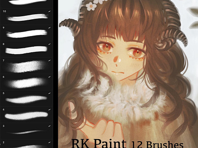 Paint brushes for Procreate anime art artwork brush for procreate brushes design digital art digital painting drawing etsy etsy shop illustration painting procreate procreate brushes procreate drawings procreate etsy procreate paint