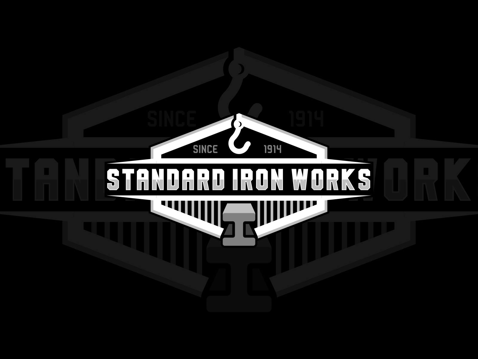 Standard Iron Works Logo Design by ADE STD on Dribbble
