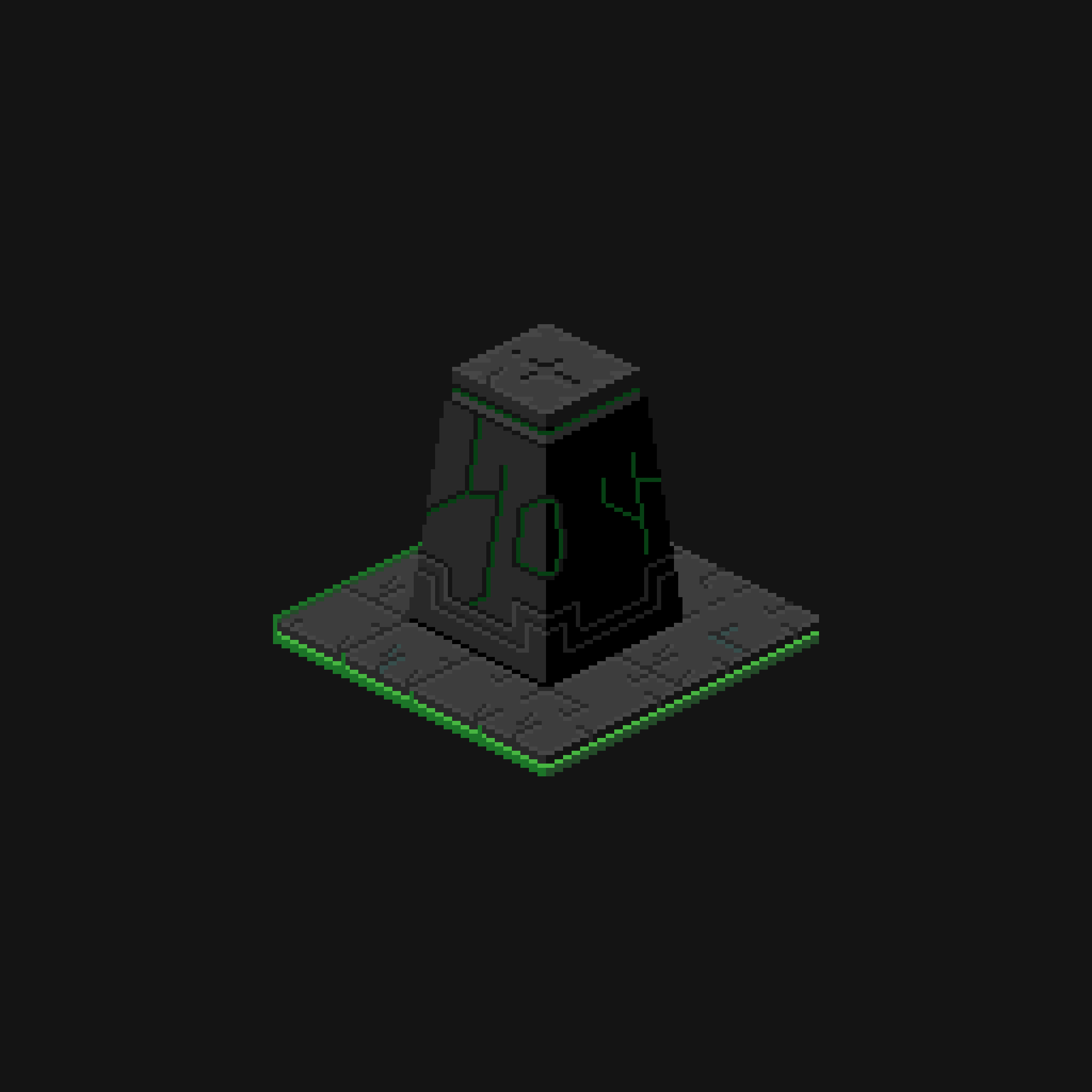 Necrontyr Objective Marker animation animation assets buildings illustration pixel pixel art video games w40k warhammer warhammer 40k