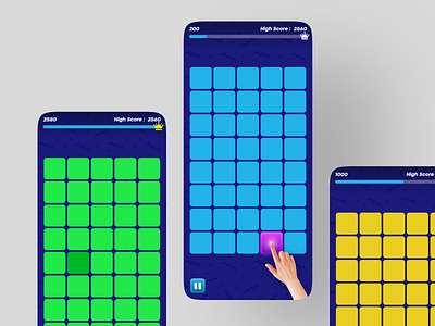 Color Tap - Find Color Game Ui Design color tap find color game game app ui game design game ui redesign redesign solution