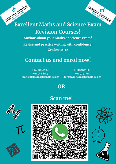 MasterMaths/MasterScience: Revision Courses branding