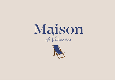 Maison de Vacances branding design graphic design illustration logo typography ui vector