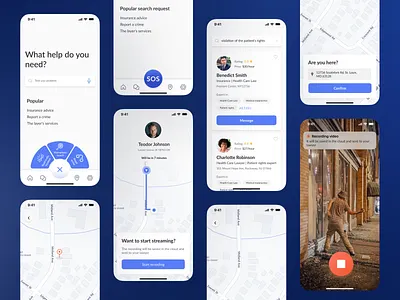 Platform-aggregator of legal specialists advocacy aggregator app design interface law mobile ui