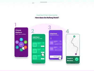Website Design application banner booking cards delivery illustration ui ux web website