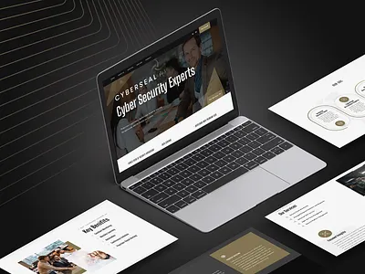 Website Development for Cyberseal Ai branding creative design security website ui ux web wordpress
