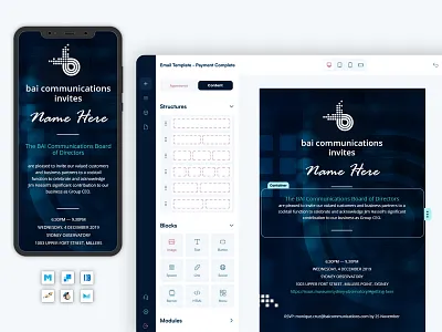 Email Template Design, Email Marketing design email marketing email template design graphic design mailchimp email pardot ui ui design uiux design web design website design wix email wix website