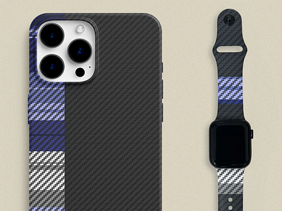 iPhone & Apple watch case design concept for PITAKA apple applewatch branding fashiondesign iphonecase watchstrip