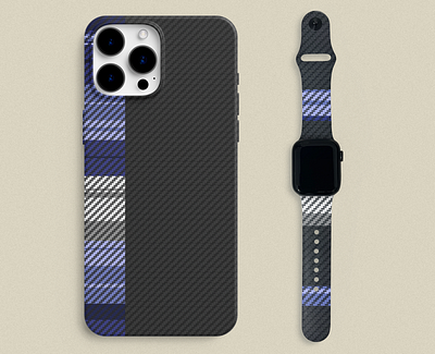 iPhone & Apple watch case design concept for PITAKA apple applewatch branding fashiondesign iphonecase watchstrip