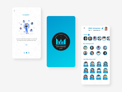 Onboarding Screens for Reconnecting with Friends. alumni animation branding college college reconnect design figma friends illustration logo onboarding onboarding ui reconnect app reunion ui uidesign uiux website design
