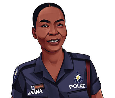 Police Woman Vector Illustration artwork digitalart girlarts graphic design illustration policearts vector vectorart vectorimages woman