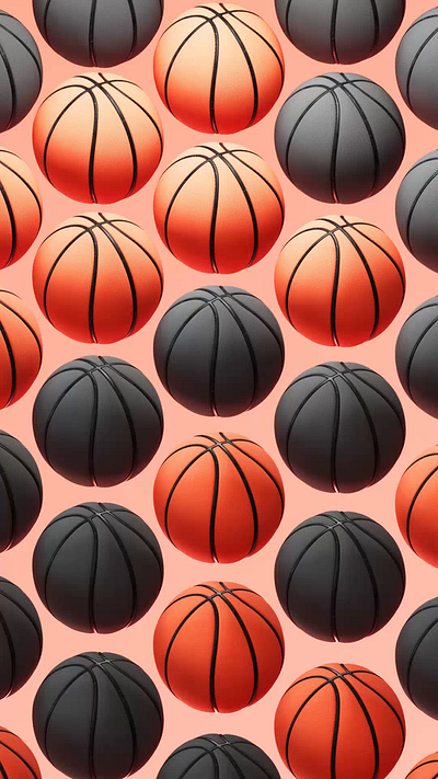 3D Basketball Loop 3d 3d model 3d motion basketball blender cinema 4d colourful loop motion design