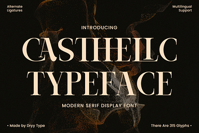 Casthelic - Elegant Serif Typeface beauty font branding displayfont elegant font fashion font free font luxury font romantic font serif serif typeface stylish font typeface