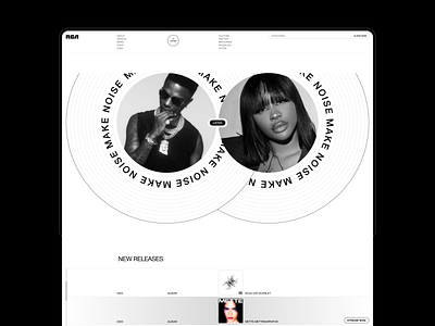 RCA | American Record Label owned by Sony Music Entertain ai app branding chat bot clean design home illustration label logo mobile mobile app music music label platform smart design sony ui ux uxui