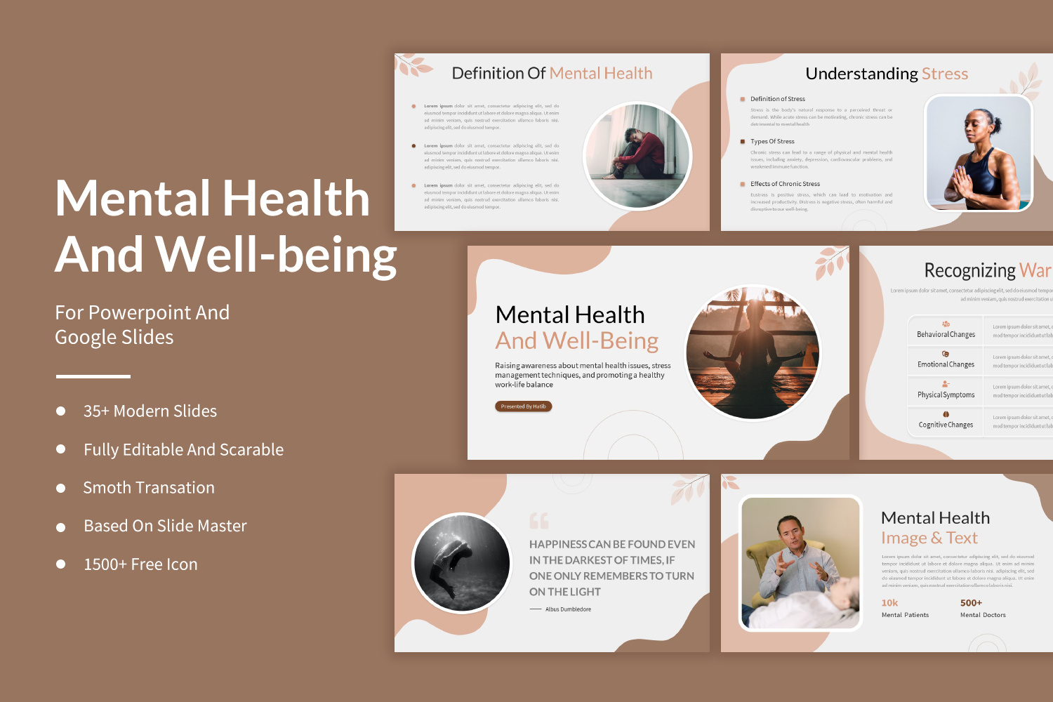 Mental Health and Well-Being Presentation by SlideStack on Dribbble