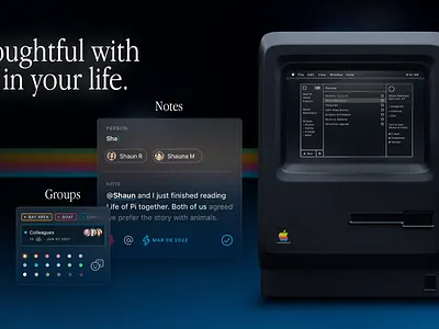 Clay - Six Colors ad visual ad clay contacts crm groups illustration ios macintosh macos network notes prm reconnect reminders six colors sketch sponsor sponsorship